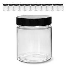 mir 玻璃瓶 + 直筒深蓋黑色組, 12套, 380ml