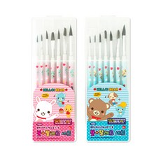 misoro 水彩畫筆調色盤 2件組, 粉色, 藍色, 1套