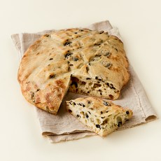 브로드카세 72시간 발효 저당 올리브 가득 치아바타 슬랩, 720g, 1개, 1개입 720g, 1개, 1개입
