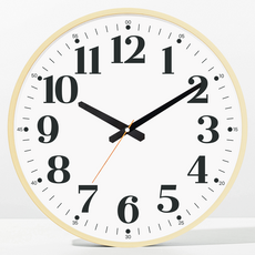 Marchenmond 大尺寸 大型 40公分 Maximum 靜音掛鐘, 米色