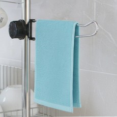 퍼스트리빙 기둥 고정식 파츠 행주걸이, 실버, 1개