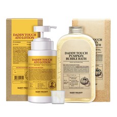 DADDY PROJECT DADDY TOUCH孩童用南瓜泡泡浴 500g+ATO乳液 300ml, 1組