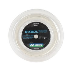 YONEX x bolt 63 羽毛球線, 白色的