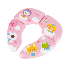 Edison 愛迪生 Pororo孩童便攜式折疊馬桶墊, 粉色