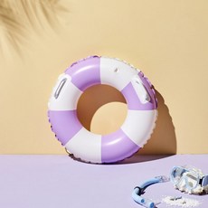 Modern House 幼兒用條紋戲水游泳圈, 紫色