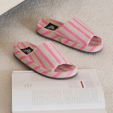 ROOM&HOME 毛巾布室內拖鞋, 粉紅色, 1個
