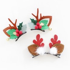 Chenny Bongbong 聖誕麋鹿裝飾髮夾 2款