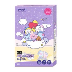 ITC BT21雙層衛生紙, 250張, 3盒