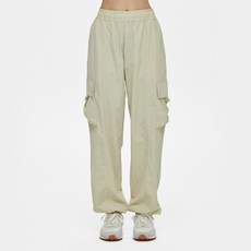 뮬라웨어 여성용 스퀘어 립 우븐 조거 팬츠 AWSDLP144