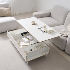 웰퍼니쳐 업네스 리프트업 테이블 1000 방문설치, 화이트 리프