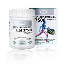 NATURE'S TOP 綠唇貽貝37500維生素D, 180片, 1個