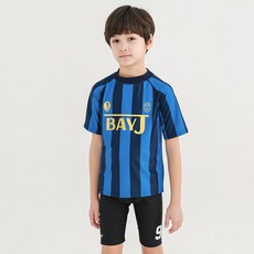 bay-b 男童Nine短袖室內泳衣 + 收納袋組合