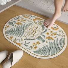 DAYSOY 柔軟浴室門地墊, TYPE8, 1個