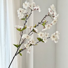 소유공간 조화 화사한 봄날 벚꽃 꽃다발 S265-010 2p, 화이트(S265-0107W), 1개