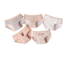 Jcell女款可愛小熊內褲 5件組 P851