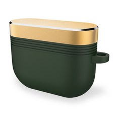 알루미늄합금 에어팟프로 케이스, 04 다크 나이트 그린 샴페인 골드