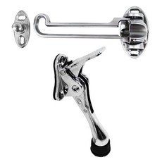 LIVINGiF 安全門鉤鎖+馬蹄門擋組, 1組