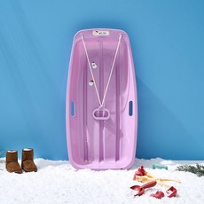 모던하우스 윈터플레가 끌기좋은 눈썰매 퍼플 + 보관가방 + 네임택 스티커 세트, 1세트