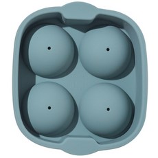 Kitchen Factory 6格矽膠圓球製冰盒, 翡翠綠, 1個