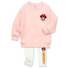 Little rabbit 孩童米妮印花長袖套裝