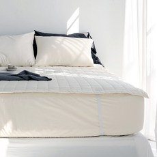 SCOHOme 純棉Happy系列防滑鬆緊帶床墊, Happy燕麥色