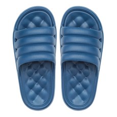 마켓A 퀼팅 쿠션 욕실화, 네이비, 1개