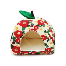 山茶花開時 化妝包 棉質, 象牙白, 1個