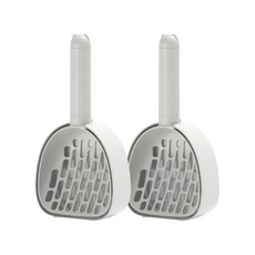 Carno 卡諾 貓用多功能拾便袋貓砂鏟 2入, 灰色