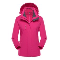 女款胸前拉鍊防風外套 LK 547