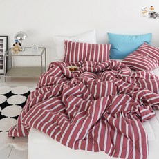 올리비아데코 포유 스트라이프 차렵이불