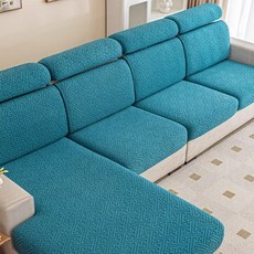 daysoy 溫暖針織壓紋沙發套, 06 壓紋鼠尾草綠, 1個