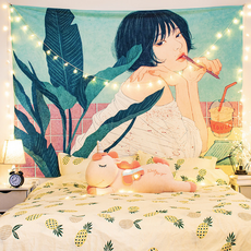 디드로케이 인테리어 패브릭 포스터, 아름다운 소녀