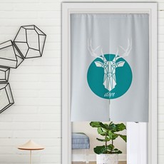 Vinterier 綠藍色隔間門簾 雙開式, 01