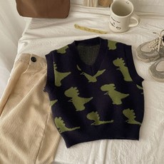 Arbe 兒童暴龍針織背心