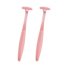 Open Space 便攜式 TPR 舌頭清潔器 粉色, 2個, 6克