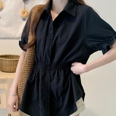 LUNA GIRL 女款 Favo 大尺碼運動風襯衫 L24SMST031214