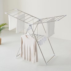 파리지앵 튼튼한 글리셰 접이식 빨래 건조대, 화이트