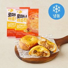 로마나 한조각 치즈버거맛 피자 (냉동), 100g, 2개, 1개입