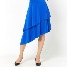 dancedome 水晶斜紋雙層裙 LDS12500, 藍色