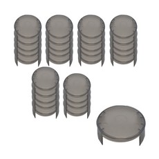 插座安全蓋 Apple Black, 黑色, 30個