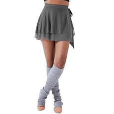 芭蕾舞隱藏口袋雪紡裹身裙 FW310