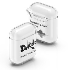 PLANA 大韓民國系列 AirPods TPU 透明保護殼, 單一商品, 美麗的島嶼獨島