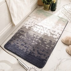 Market A 彩繪葉子防滑地墊, 狂野綠