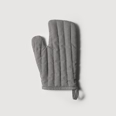 JAJU 워크웨어 코튼 긴 오븐장갑 15 x 29 cm, 그레이, 1개