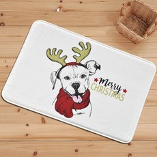 JCP 聖誕快樂門墊, 狗