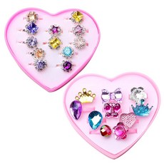 Nrkiz 12顆可愛+10顆Bling戒指套組