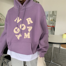 PEONIST 帆布寬版可愛連帽T恤