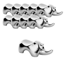 卡通湯匙架 YT_RA1014, 銀色 10p, 10個