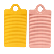 Marybell Fun Funny 內衣襪子用迷你經典洗衣板, 黃色, 粉紅色, 2個
