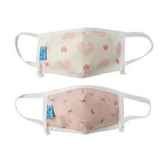 孩童花紋棉質口罩組 2入